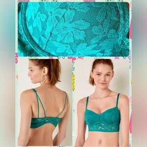 PINK Lace Wired Push Up Bralette